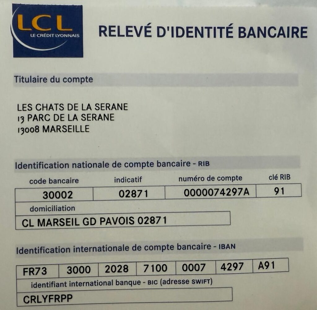 rib associatoion les chats de la serane